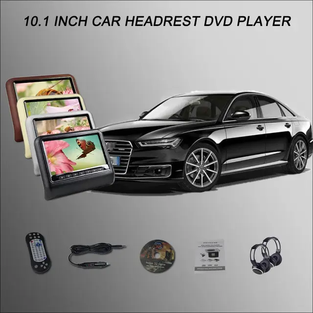 BigBigRoad For AUDI A6 A3 A5 S3 S5 S6 Q3 Q5 Q7 2*10.1" Car Headrest