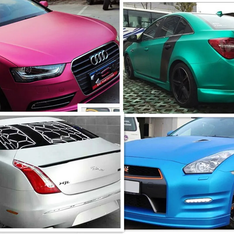 

10*152cm Plating Matte Chrome Ice Film Vinyl Wrapping Chrome Matt Car Vehicle PVC Sticker DIY Motocycle Phone Laptop Decal Sheet