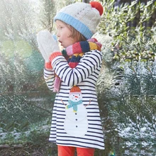 Одежда для маленьких девочек; платье принцессы с длинными рукавами и аппликацией животных; платье с единорогом; Детские платья для школы; Одежда для девочек