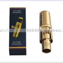 Позолоченный альтсаксофон, саксофон мундштук Размер#6