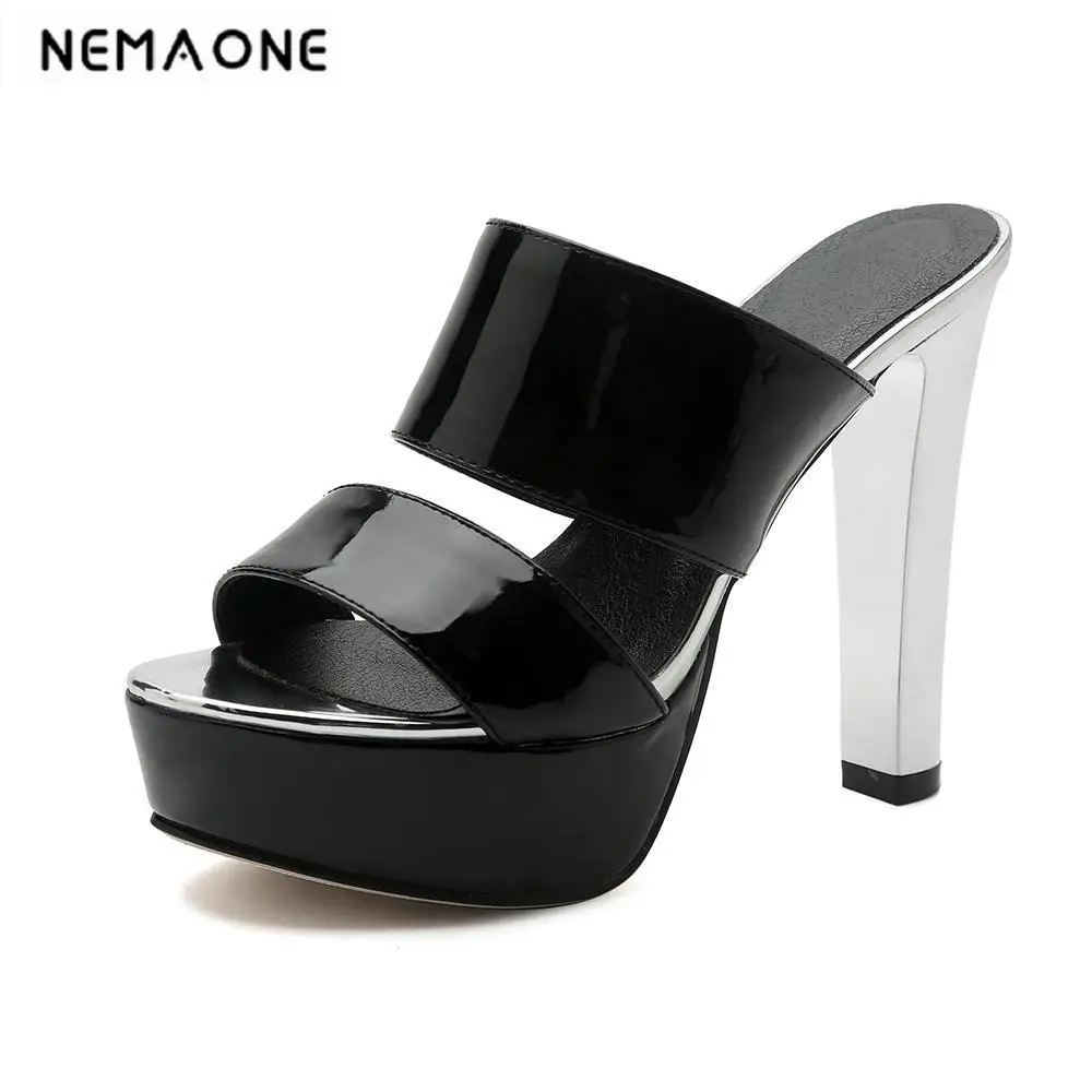 

2018 New women high heel sandals woman fashion women slippers summer shoes woman ladies party shoes large size 34-43