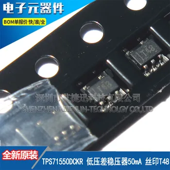 

10PCS 100% New and original TPS71550DCKR 50mA SilkcsreenT48 SC70-5 Low-Dropout Linear Regulator in stock