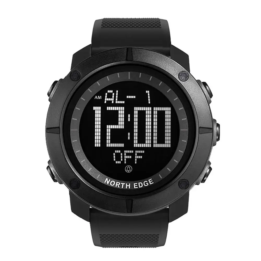  North Edge Sport Smart Digital Watch Electronic Clock Alarm Clock Professional Waterproof Outdoor F