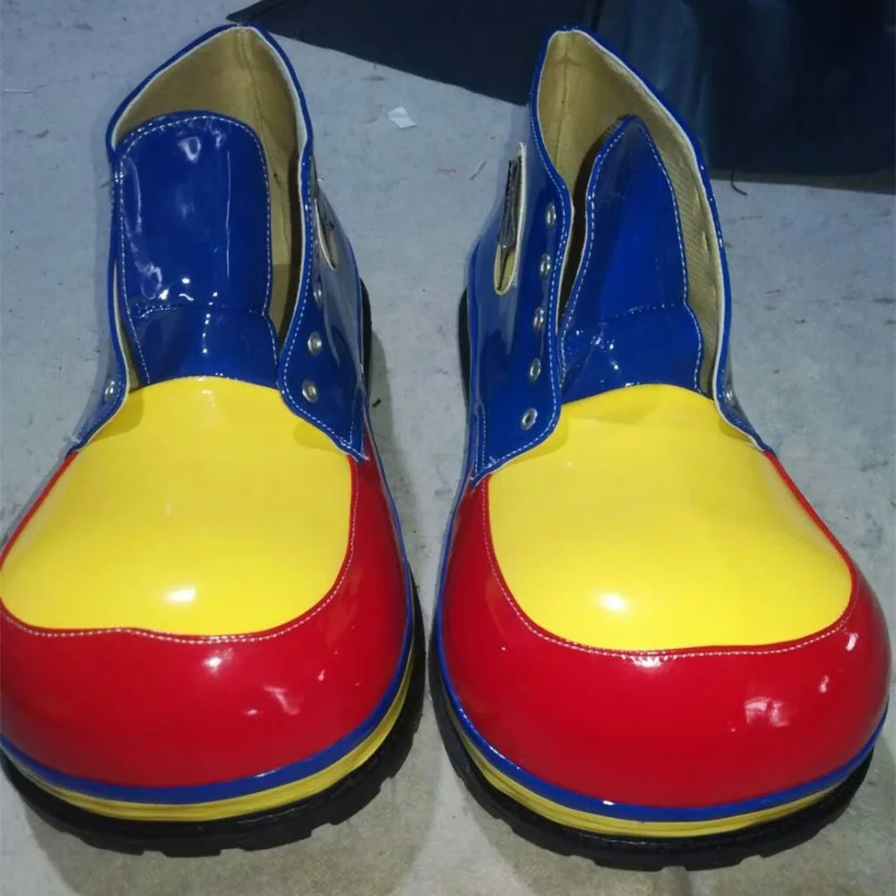 3 стиля ПУ милый клоун обувь Забавный круглый Детский рюкзачок голова обувь для взрослых Хэллоуин косплей обувь для карнавального костюма аксессуары для фокусника Волшебные Вечерние