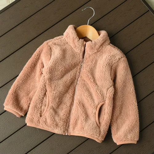 

2019 New Winter Autumn Kid's Soft Fleece Jackets Coats Fashion Casual Warm Windproof Kids Jackets Coats XS-XXL 06