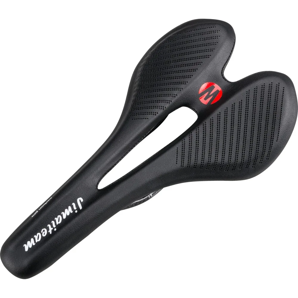 

JIMAITEAM Full Carbon Fiber Bicycle Saddle Breathable Comfort Cycling Seat MTB Road Bike Bicycle Saddle Bicycle Parts cushion