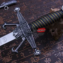 S0091 Серебряный SAUWASTIKA DELUXE Робин Гуд LOCKSLEY Орел мяч меч KNIGHTS' 38"