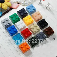 Free Shipping!3003 100pcs*Brick 2x2* DIY enlighten block bricks,Compatible With Assembles Particles
