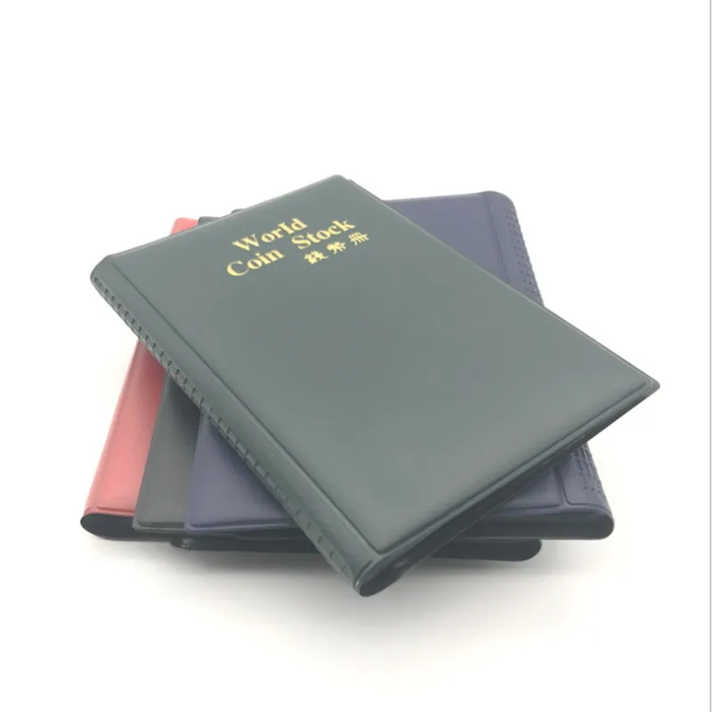 Hot Fashion Style 120 Openings Coins Holders Album Book Collecting Money Organizer Storage Bags Cute Random Colors