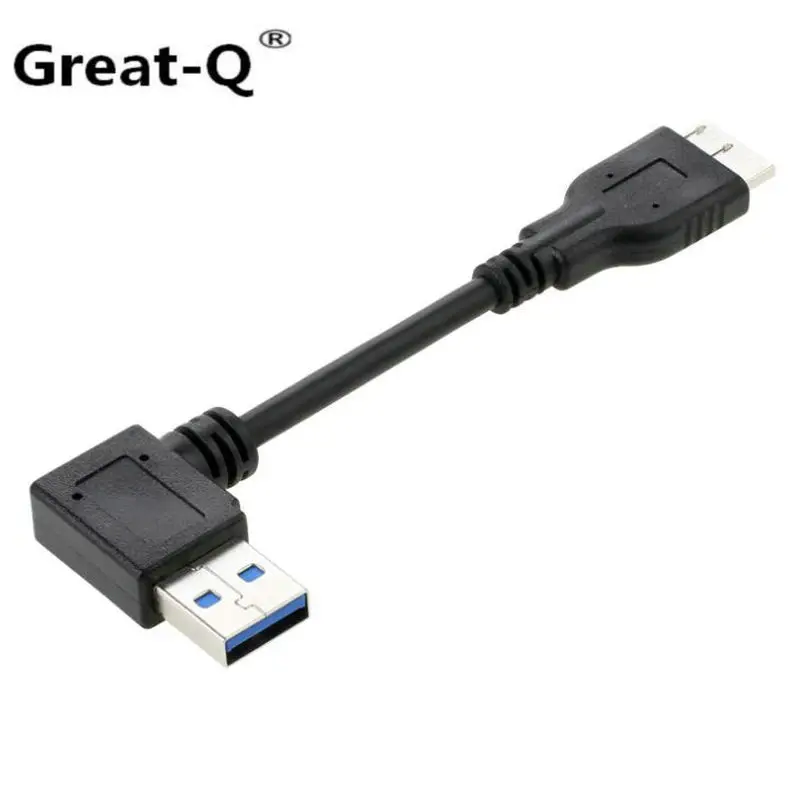 

Great-Q USB3.0 AM angle to Micro B AM cable 6CM