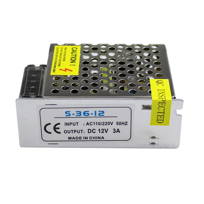 

SXZM 36W power supply DC12V 3A small led transformer AC110V/220V to DC12V 3A for 3528/5050 led strip RoHS CE