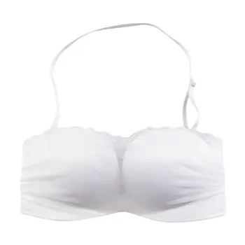 

One-Piece Push Up Solid Color Lace Bras For Women Lift Brassiere Strapless Bras Seamless Invisible Bra 2019 Hot Sale Lingerie