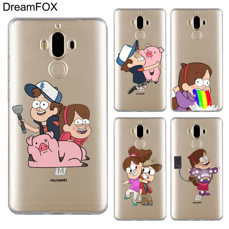 

DREAMFOX M231 Gravity Falls Family Art Soft TPU Silicone Cover Case For Huawei Mate 8 9 10 20 30 Lite Pro