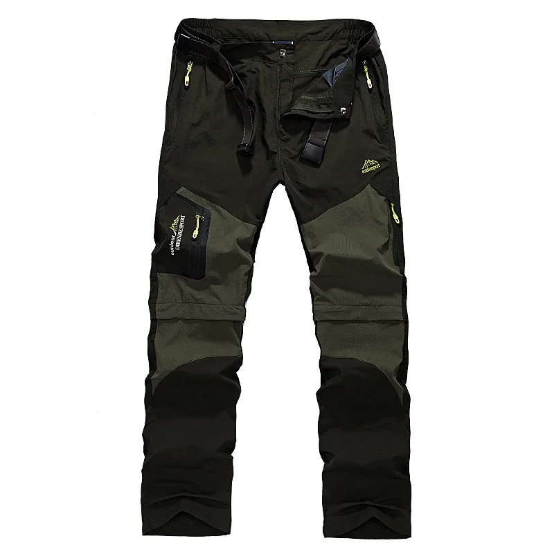 Billig NaranjaSabor herren Abnehmbaren Quick Dry Casual Hosen Männer Dünne Hosen Männlichen Armee Militär Kurze Cargo Hose Männer Marke Kleidung 5XL