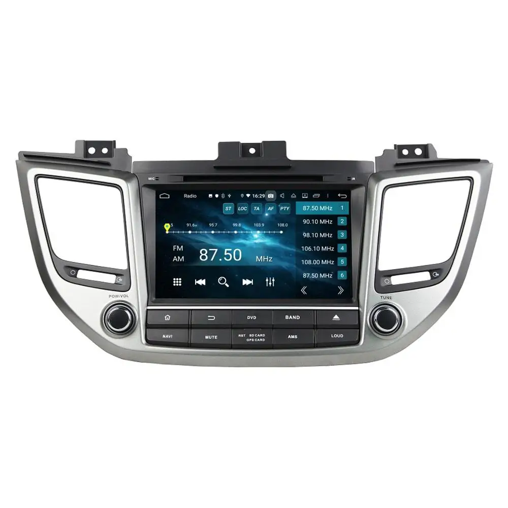 Автомагнитола для Hyundai Tucson ix35 мультимедийный проигрыватель на Android 10 экран 8