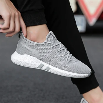 

BVNOBET Men Sneakers Lace Up Casual Shoes Lightweight Soft Fashion Male Comfortable Outdoor Footwear Hot Sale Summer Men Flats
