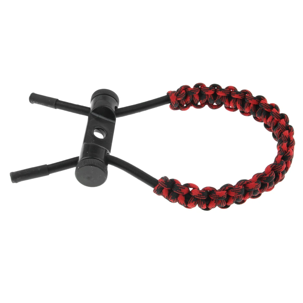 Bow Archery Wrist Sling Paracord Cord Survival Hunting Shooting Wrist Strap Compound Bow Wrist Sling Archery Wrist Sling