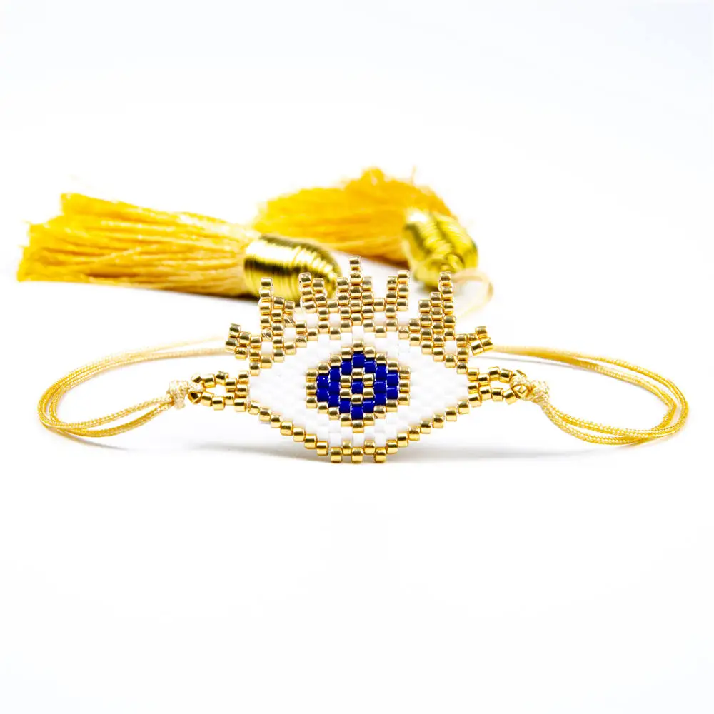 

Go2boho Evil Eye Bracelet Women Perles MIYUKI Bracelets Pulseras Mujer 2019 Summer Boho Chic Jewelry Handmade Gift Dropshipping