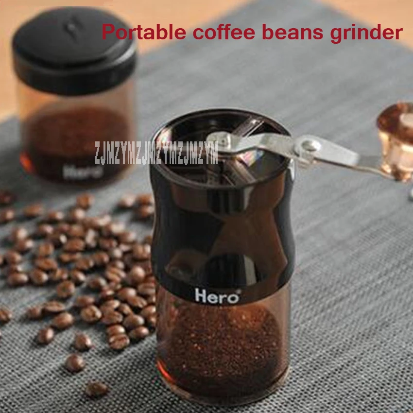 Portable coffee beans grinder Manual Rotary Coffee Bean Grinder for