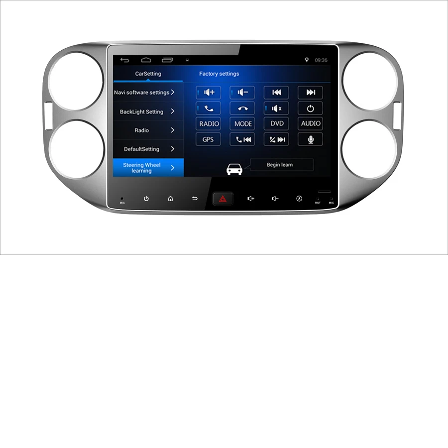 Flash Deal OTOJETA car accessories for  Tiguan L 2015 gps navi android8.1 autoradio stereo bluetooth headunit tape carplay player 1