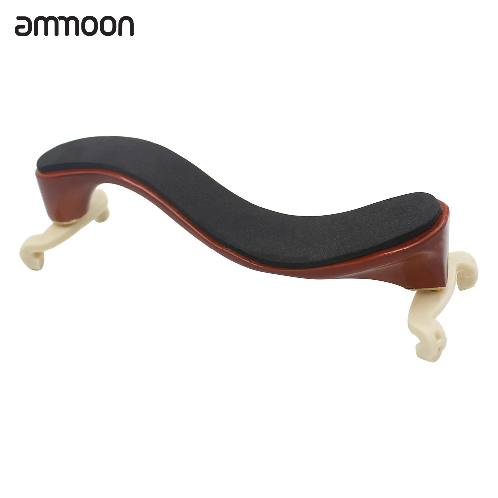 

ammoon Violin Shoulder Rest Maple Wood for 3/4 4/4 Violin Fiddle with Cleaning Cloth