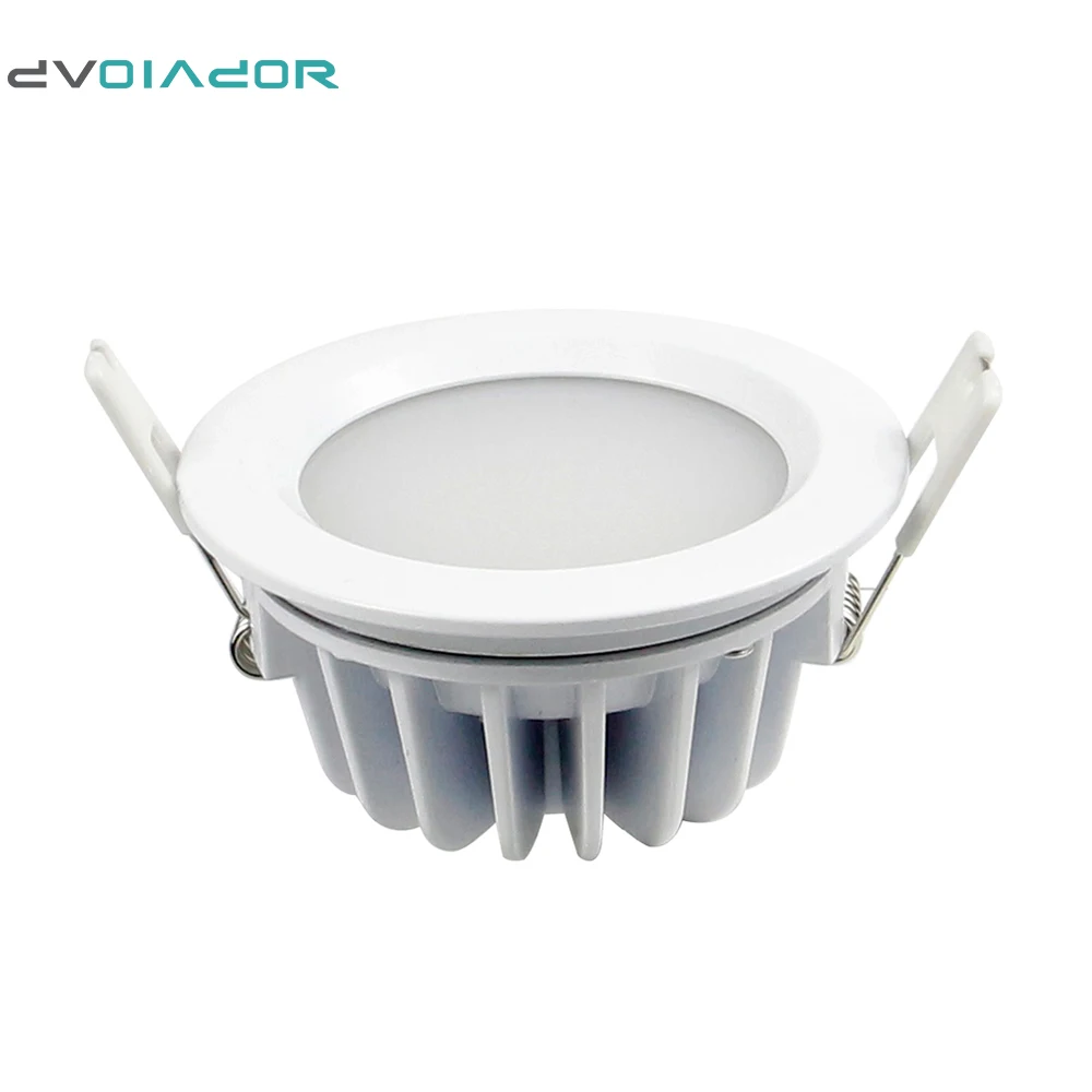 DVOLADOR 4 шт./лот IP65 Водонепроницаемый Встраиваемый светодиодный светильник AC85V265 15 Вт/12 Вт/9 Вт/7 Вт/5 Вт для ванной комнаты напольный Светодиодный точечный светильник
