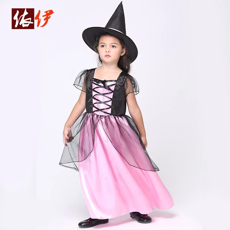 

Witch Cosplay Anime Costume Halloween Children's Day Stage Dance Clothing Drama Program Performance Costumes Christmas Costume