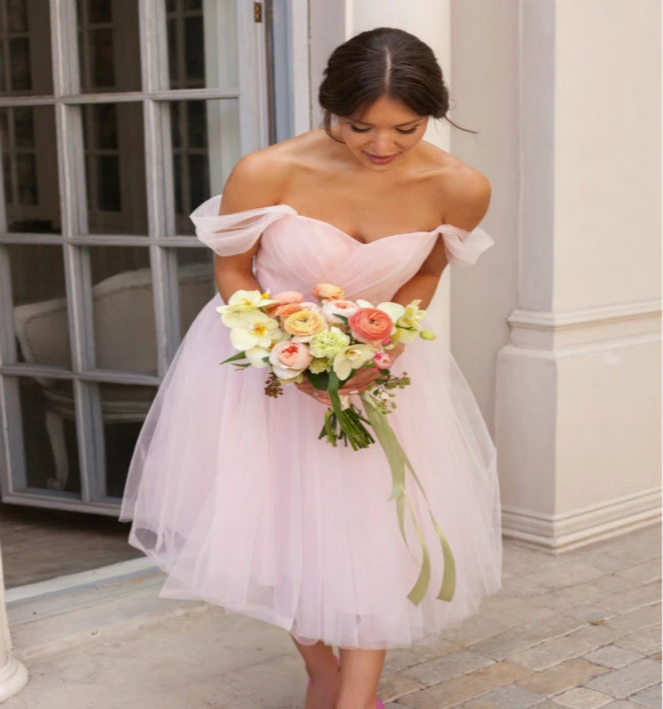 Vestidos de novia cortos de colores Clearance