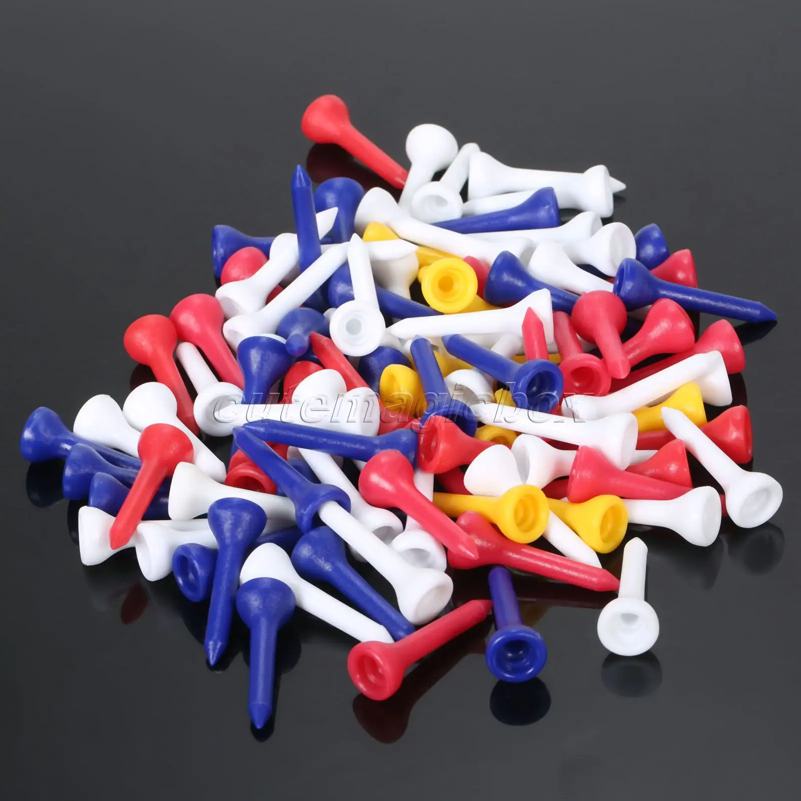 100 шт./упаковка пластиковые гольфы 36 мм 1 3/8 дюйма|plastic golf tees|golf teescolored tees |