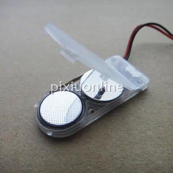 

No Battery J064b Transparent Plastic Button Battery Box with Switch and Length 150mm Double Wire Sell at a Loss