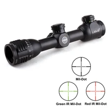 LEBO 6x32 AOME Mil Dot Glass Etched Illuminated Reticle Compact Tactical Optical Sight Lock Rifle Scope