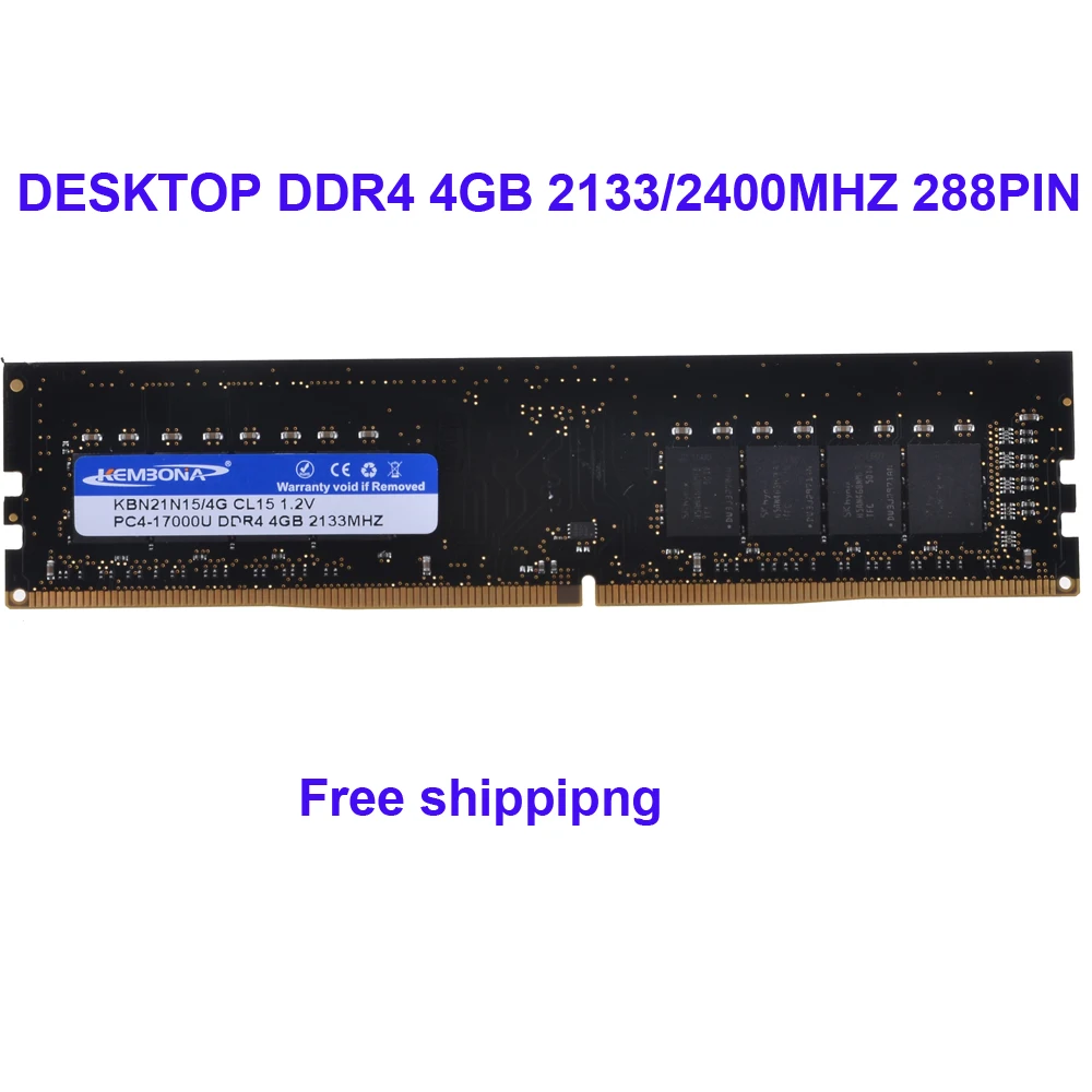 KEMBONA Marke Neue PC LONG-DIMM Desktop DDR4 4GB 4G 2400MHZ Und 2133MHZ 2666MHZ 3200MHZ 288PPin kompatibel für INTEL & für A-M-D