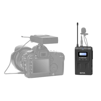 

BOYA UHF 48 Dual-Channel Transmitter Compatible for BOYA BY-WM8 Pro-K1/K2 Wireless Microphone System with LCD Screen Display Mic