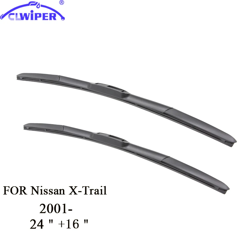 CLWIPER Wiper Blades For NISSAN X TRAIL(2001 ) 2002 03 04 05 2006 2008