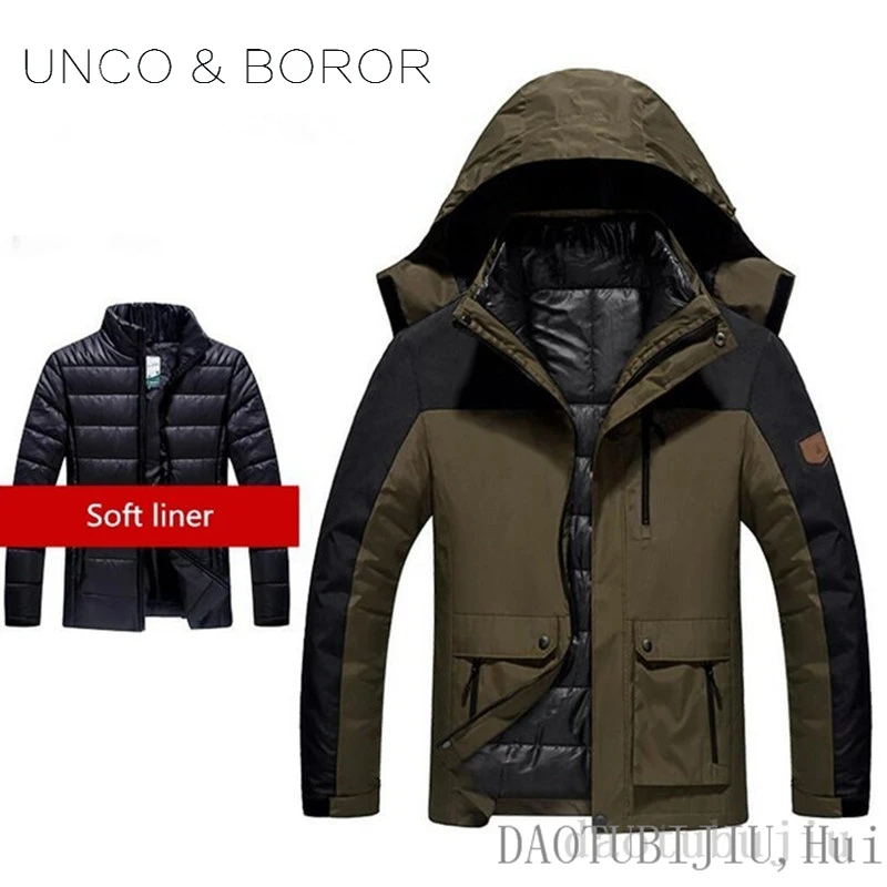 2018NEW UNCO&BOROR High End Couples Outdoor Jackets Camping Hiking Jacket Coat Climbing Three-in-one+Inner Gallbladder Jackets цена 2018NEW UNCO&BOROR High End Couples Outdoor Jackets Camping Hiking Jacket Coat Climbing Three-in-one+Inner Gallbladder Jackets цены онлайн