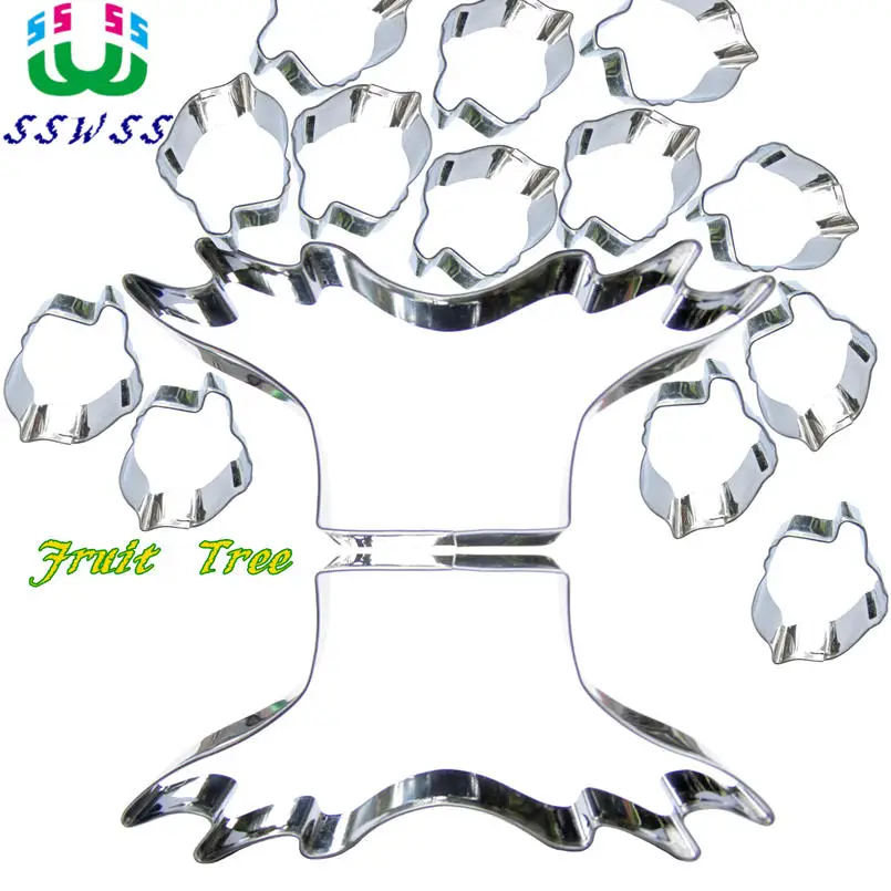 

Spring, Summer, Autumn and Winter, Big Fruit Trees Shape Cake Decorating Tools,Cookie Biscuit Baking Molds,Direct Selling