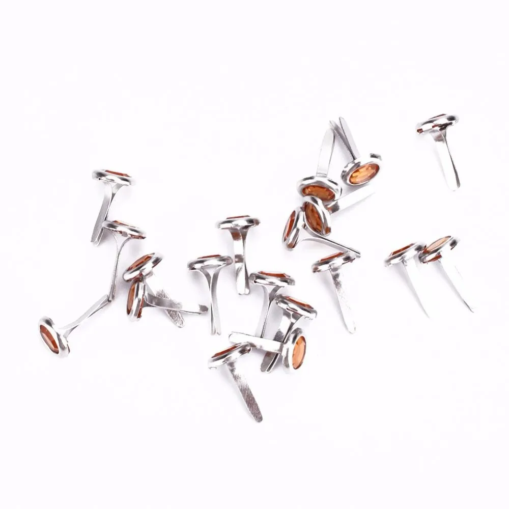

20PCS/lot Round Rhinestone Brads Rivets Fastener Craft Scrap booking Decoration DIY