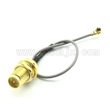JX антенный удлинитель 5 шт. радиочастотный коаксиальный кабель 15 см 1,13 Кабель RP-SMA женский(штырь) к u. FL/IPEX для PCB антенны