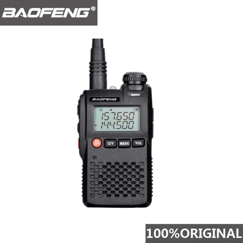 Лучшая цена Baofeng UV-3R Мини Портативная рация Двухдиапазонная VHF UHF портативная UV3R двухсторонняя радио Ham Hf трансивер UV 3R