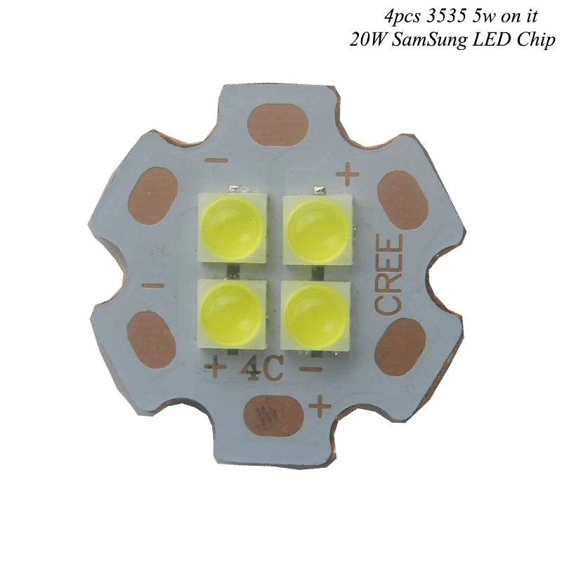Новинка 2018 светодиодная лампа SamSung Cree XLamp 20 Вт 6 в 12 В светодиодный излучатель 2546lm @