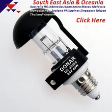 DN-38550 24 V 40 Вт SH-42 24V40W A1-010-28 SH42 E11 черный зонтик галогеновая лампочка skylux Skytron Хирургическая Лампа подсветки Убирающие тени