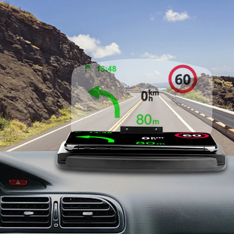 Новый держатель для автомобильного зарядного устройства HUD Head Up дисплей