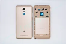 Оригинальный Для Xiaomi Redmi Note 3 Запасные Запчасти сзади Батарея крышка двери Корпус + боковые Пуговицы + Камера стеклами Замена
