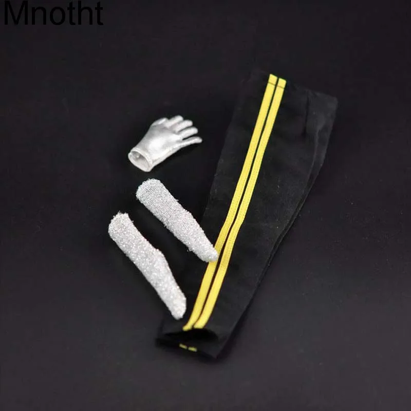 Mnotht 1/6, танцевальный костюм Майкла Джексона со шляпой+ белая футболка+ черное пальто+ штаны+ обувь+ перчатки для 12 дюймов, игрушки-фигурки l3