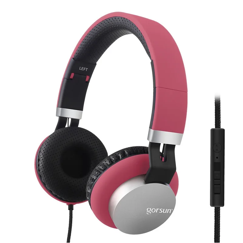 Новые стерео наушники складные Hi Fi для ПК iPhone Samsung Xiaomi с микрофоном и регулятором