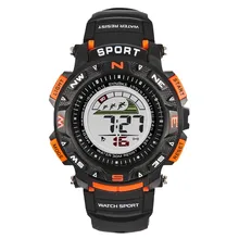 SYNOKE Многофункциональный 50 м водонепроницаемый часы светодиодный цифровые часы двойного действия для дропшиппинг или