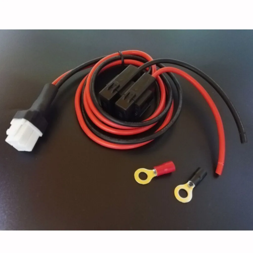 

Short Wave Power Supply Cord Cable with fuse Connection terminal For ICOM IC-7000 IC-7600 FT-450 TS-480 FT-991 FT-950 Radio