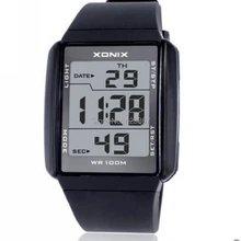 Мужские спортивные часы, цифровые, водонепроницаемые, 100 м, многофункциональные, для студентов, спортивные часы, дайвер, для плавания, для бега, часы с хронографом