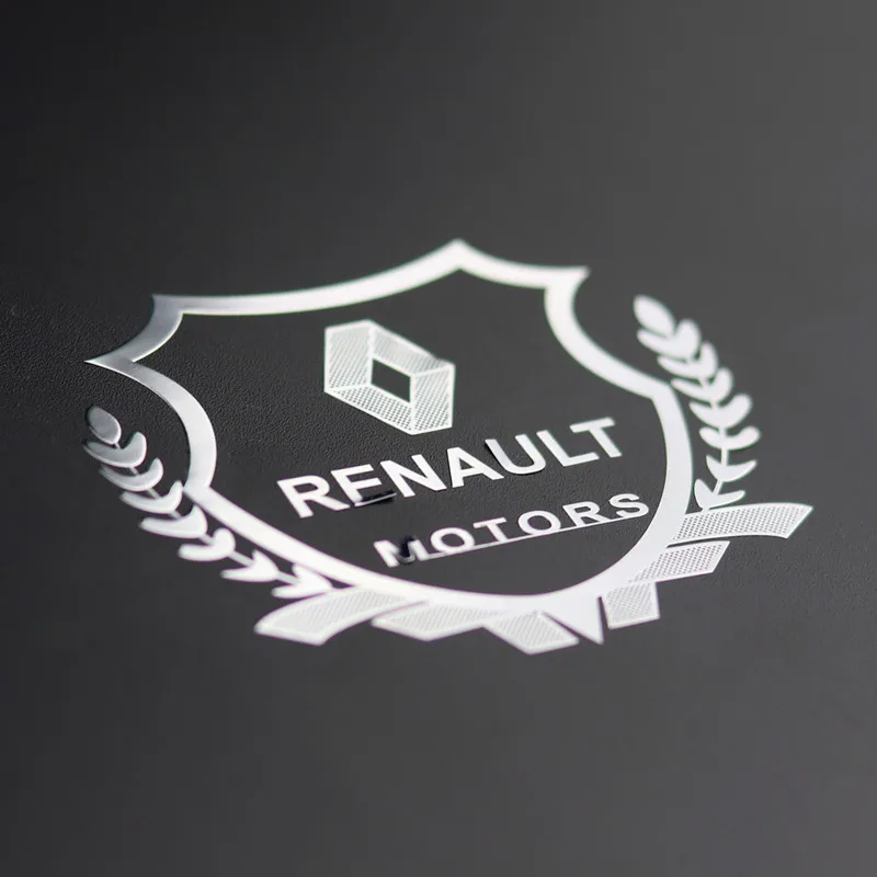 

2pcs Excellent 3D metal car sticker Emblem Badge case For Renault Megane 2 3 Duster Logan Clio Laguna 2 Captur Accessories