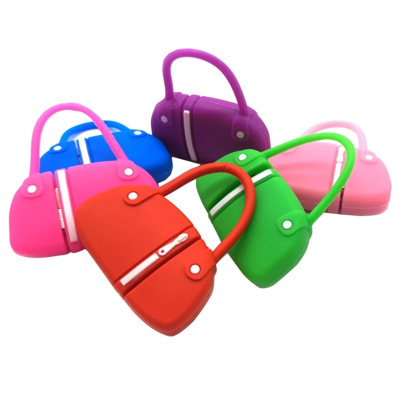 Pendrive cartoon bag usb flash drive 4GB 8GB 16GB 32GB 64GB handbag memory stick U disk real capacity creative gift pen drive